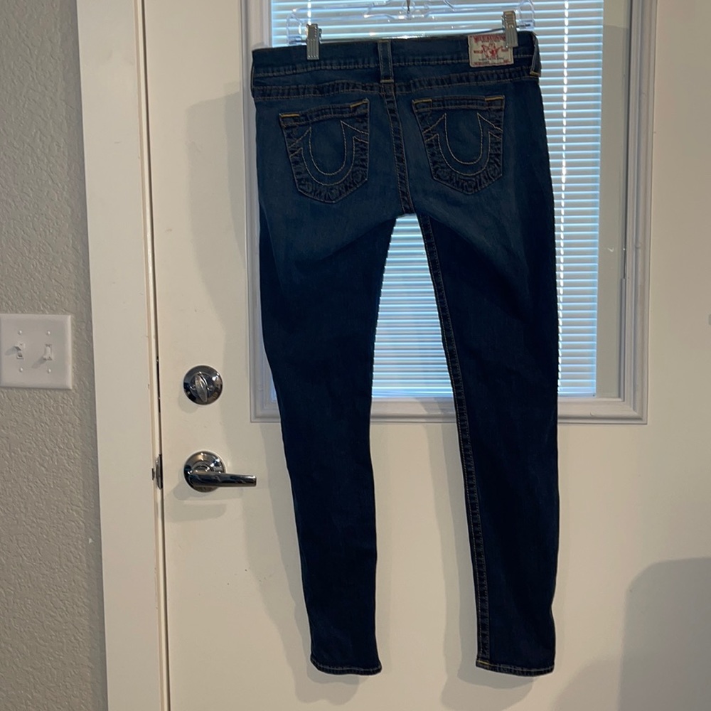 True Religion, Size 29 denim skinny jeans, ankle length